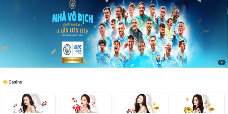 8xbet là top nhà cái uy tín hàng đầu