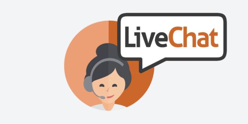 Live chat để kết nối với website